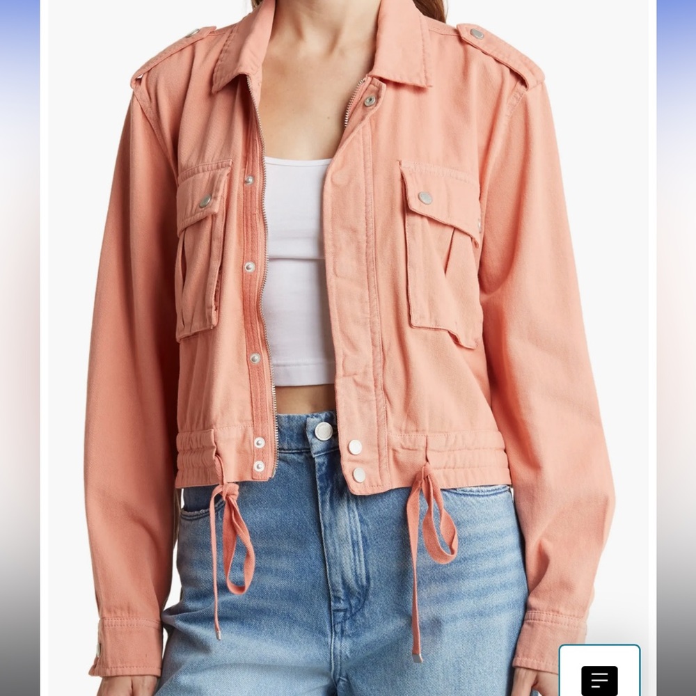 Blank NYC Twill Utility Cargo Jacket